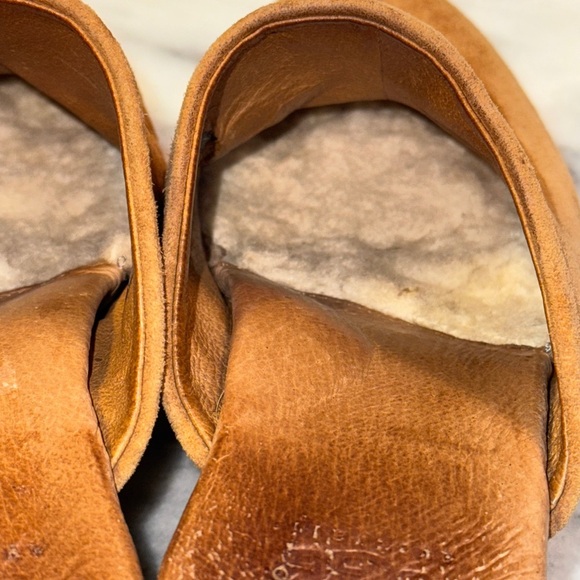 UGG Abbie Suede Studded Healed Clogs Mule Size 6 - Picture 6 of 11